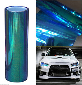 [2213] 12"x78"Chameleon Colorful Car SUV Headlight Taillight Vinyl Tint Film Wrap