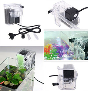 [2727] Waterfall Hang On External Oxygen Pump Water Filter For Aquarium Fish Tank