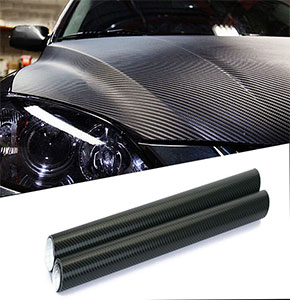 [2485] 3D Car/tablet Black Interior Accessories Panel Carbon Fiber Vinyl Wrap Sticker