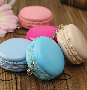 [2003] Kawaii Soft Dessert Macaron Squishy Cute Cell phone Fashion Key Straps Gift