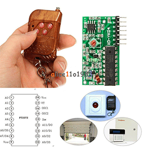 [2733] C 2262/2272 4 CH Key Wireless Remote Control 315MHZ Receiver module