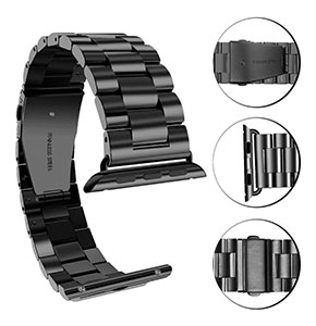 [2660] 40/44mm iWatch Band Stainless Steel Bracelet Link Strap for Apple Watch
