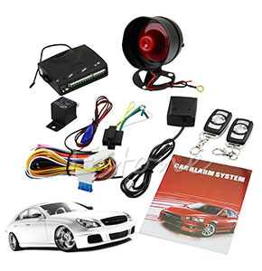 [2447] 1-Way Car Vehicle Protection Alarm Security System Keyless Entry Siren +2