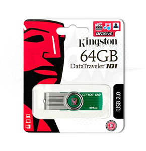 [2418] Kingston 64GB Data Traveler USB 2.0 Flash Pen Thumb