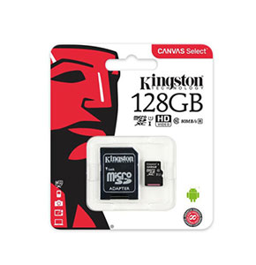 [2424] Kingston 128GB Micro SD SDHC Memory Card Class 10 TF Card