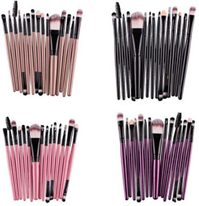 [2260] 15PCS/Sets Eye Shadow Brushes Tool Foundation Eyebrow Lip Brush Makeup Tool