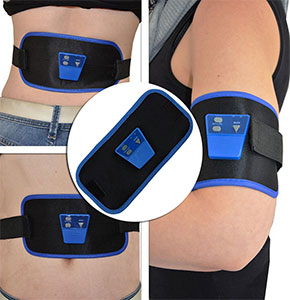 [2569] Body Electronic Massage Belt Adjustable Muscle Slim Arm Leg Waist Fat Burn