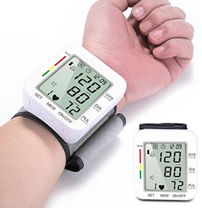 [2004] Automatic Digital Wrist Blood Pressure Monitor Gauge Meter LCD Display Heart Beat Rate Pulse Meter Measure