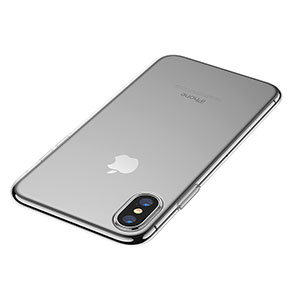 [2151] For Apple iPhone X Shockproof Ultra Thin Transparent Silicone Soft Cover