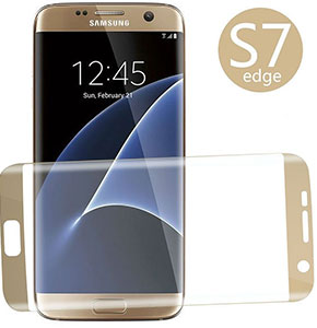 [2214]  For Samsung Galaxy S7 Edge Temper Glass Full Cover Curved Screen Protector