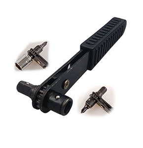 [2164] Rapid Ratchet Wrench 1/4 Screwdriver Rod 6.35 Quick Socket Wrench Tool