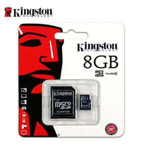 [2419] Kingston 8GB Micro SD SDHC Memory Card TF Card