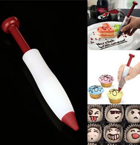 [2221] Silicone Pen Make Cake Cookie Pastry Icing Decorate Syringe Gift
