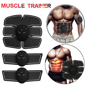 [2372] EMS Remote Control Abs and Arm Muscle Trainer Smart Body Building Fitness