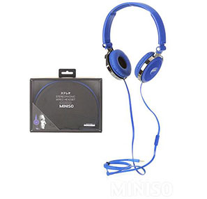 [2181] Minso Stereo Wired Headphones: HM700(Blue) over year stereophonic